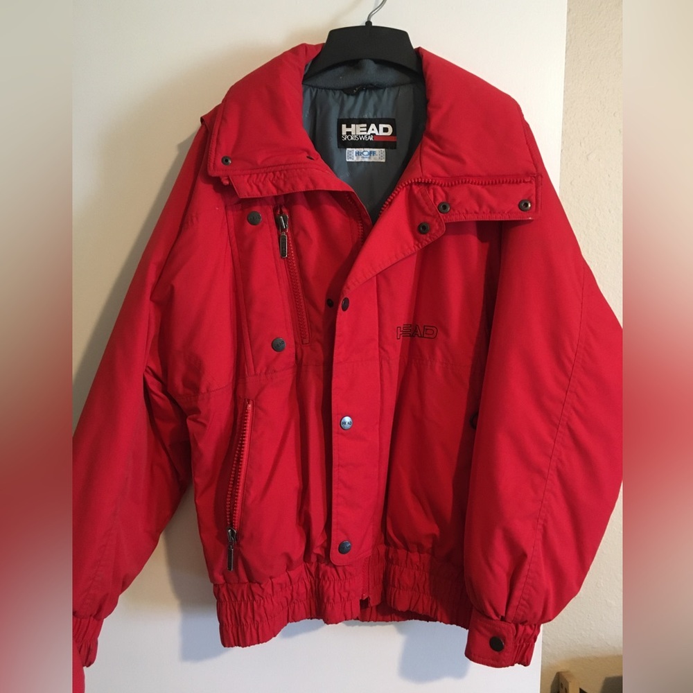 Men’s Vintage Red HEAD Ski Parka